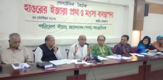 হাওরের জলমহাল ইজারায় অমৎস্যজীবীদের