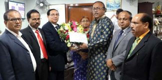 রাসিক মেয়রের সাথে রাকাবের নতুন ব্যবস্থাপনা পরিচালকের সৌজন্য সাক্ষাত