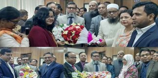 পদোন্নতি পাওয়ায় অভিনন্দন ও